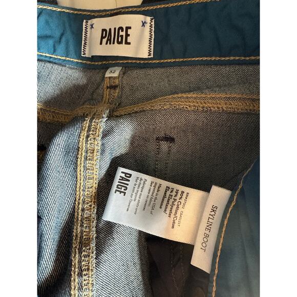 PAIGE DENIM SKYLINE BOOT JEANS SIZE 32 - Picture 4 of 4